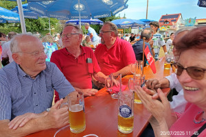 SPD-Tisch in Schwaig