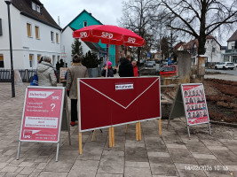 Info-Stand am Plärrer