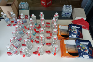 Gastgeschenke und Broschüren
