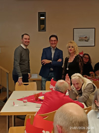 Zeit für Gespräche während der Auswertung