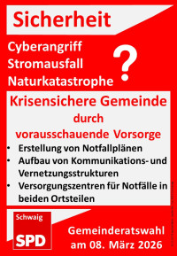 Plakat Sicherheit